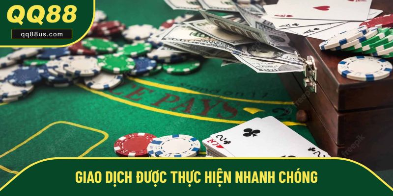 Giao dịch được thực hiện nhanh chóng Giao dịch được thực hiện nhanh chóng